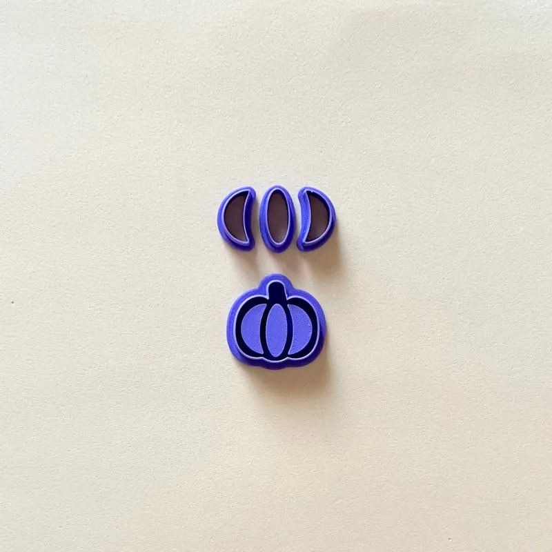 Cortador arcilla polimérica - calabaza efecto vidriera