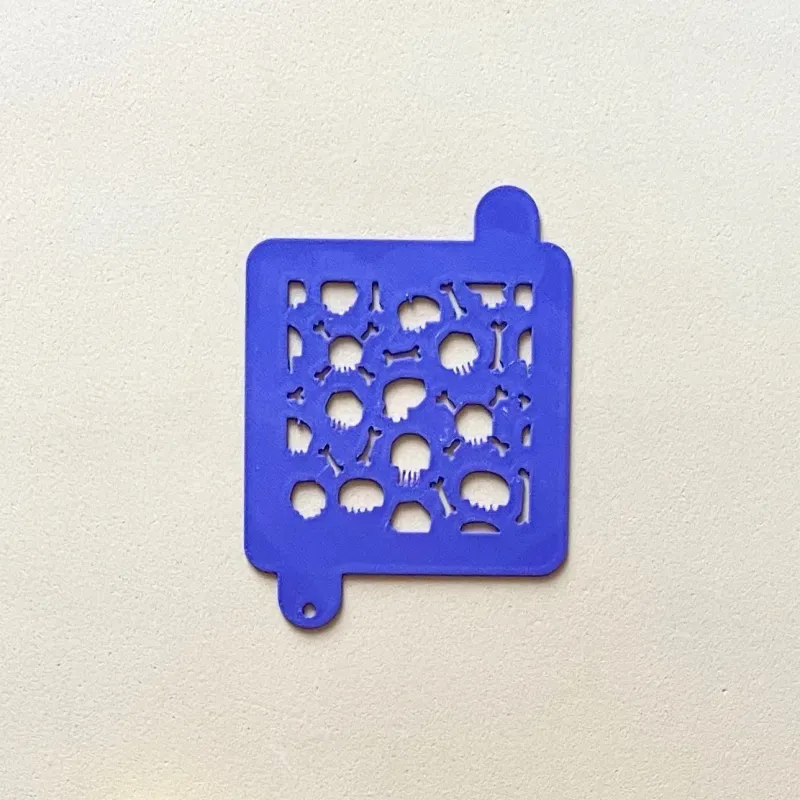 Stencil para arcilla polimérica - calaveras