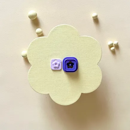Cortador arcilla polimérica: flor enmarcada - Lylo Tools