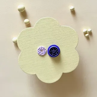 Cortador arcilla polimérica: círculo art deco - Lylo Tools