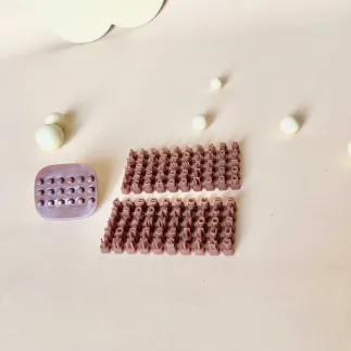 Pack mini sellos para arcilla polimérica: abecedario, números, caracteres y caritas kawaii