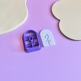 Cortador para arcilla polimérica rosa eterna - Lylo Tools