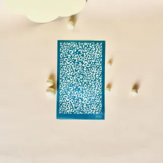 Silk screen para arcilla: plantilla manchas leopardo - Lylo Tools
