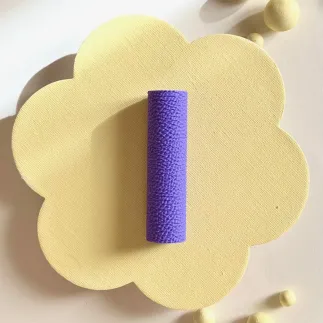Mini rodillo de textura efecto cuero para arcilla polimérica