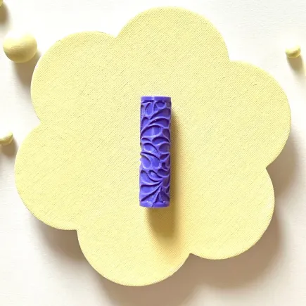 Mini rodillo de textura - estampado hojas