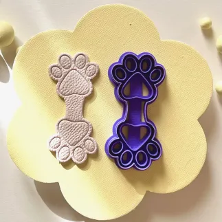 Cortador arcilla polimérica: llavero huella perro - Lylo Tools