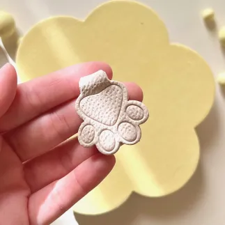 Cortador arcilla polimérica: llavero huella perro - Lylo Tools