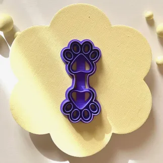 Cortador arcilla polimérica: llavero huella perro - Lylo Tools