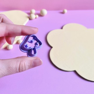 Cortador para arcilla polimérica seta boho - Lylo Tools