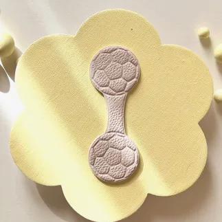 Cortador arcilla polimérica: llavero balón de fútbol - Lylo Tools