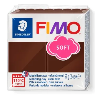 Arcilla polimérica FIMO Soft: Chocolate - Lylo Tools