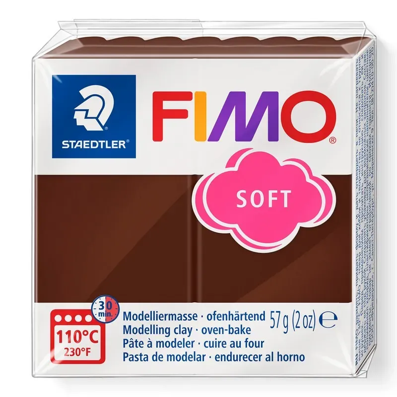 Arcilla polimérica FIMO Soft - Chocolate