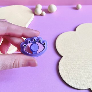 Cortador para arcilla polimérica ojo boho