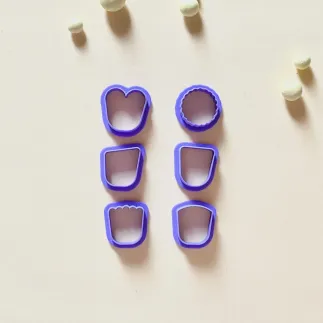 Pack cortadores arcilla polimérica para hacer anillos