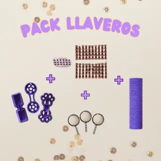 Pack para hacer llaveros con arcilla - Lylo Tools