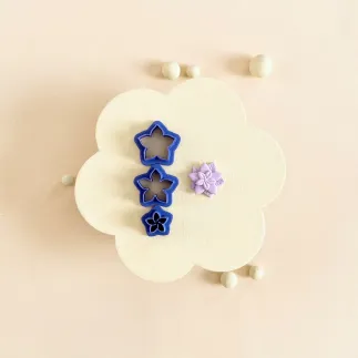 Set cortadores arcilla polimérica: poinsettia - Lylo Tools