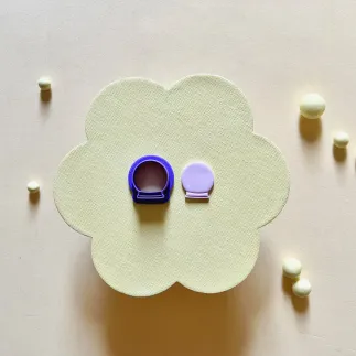 Cortador arcilla polimérica - Bola de cristal Navidad