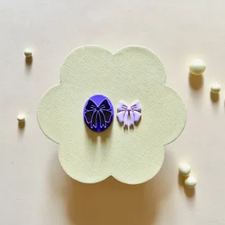 Cortador arcilla polimérica: doble lazo de Navidad  - Lylo Tools