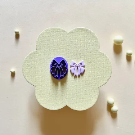 Cortador arcilla polimérica - Doble lazo Navidad