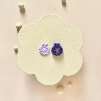 Cortador arcilla polimérica - Corona de Navidad con lazo