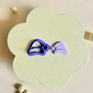 Cortador arcilla polimérica - gorro Santa Claus