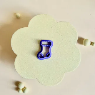 Cortador arcilla polimérica: calcetín de Navidad - Lylo Tools