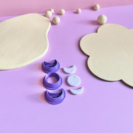 Cortador para arcilla polimérica fases lunares