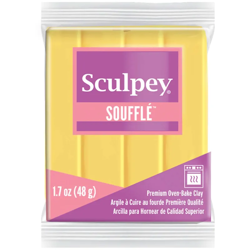 Arcilla polimérica Sculpey Soufflé - Amarillo Canary