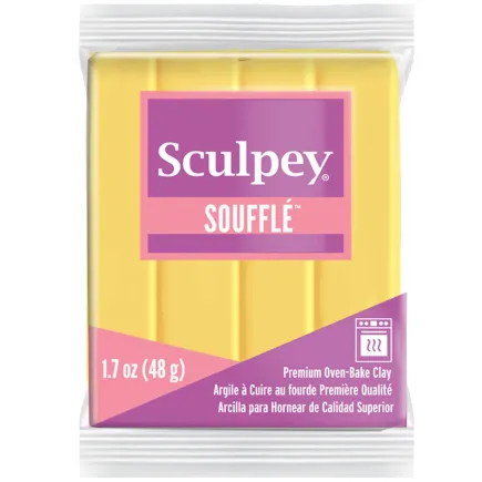 Arcilla polimérica Sculpey Soufflé - Amarillo Canary