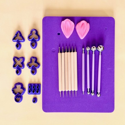Pack para hacer pétalos con arcilla - Lylo Tools