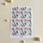 Papel de transferencia para arcilla polimérica - Estilo 2 flores otoño Papel de transferencia para arcilla polimérica - Estilo 2 flores otoño