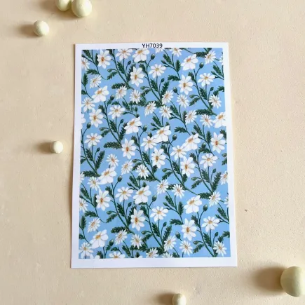 Papel transferencia arcilla polimérica: margaritas - Lylo Tools