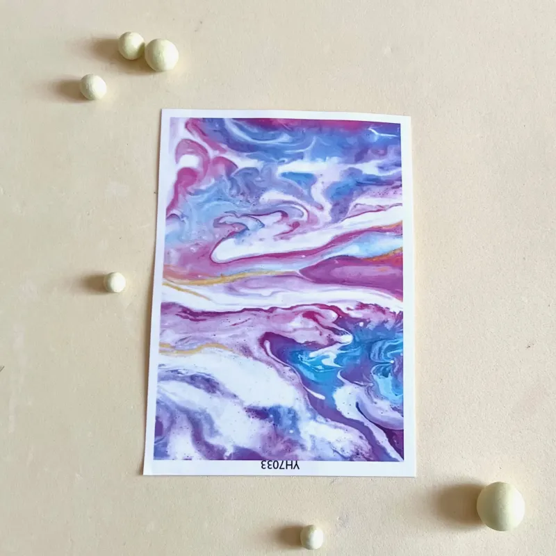 Papel de transferencia para arcilla polimérica - Estilo 7 tintas