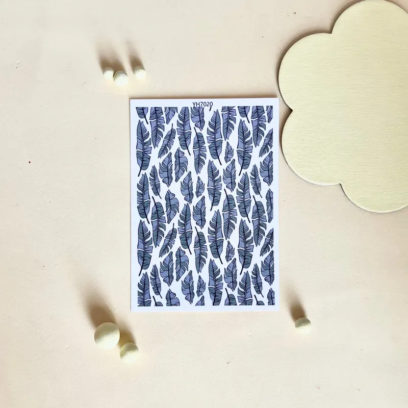 Papel de transferencia para arcilla polimérica - Estilo 8 hojas Papel de transferencia para arcilla polimérica - Estilo 8 hojas