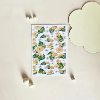 Papel transferencia arcilla polimérica: limones - Lylo Tools