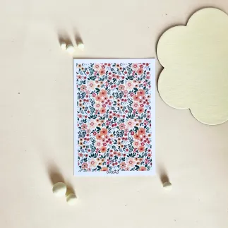 Papel transferencia arcilla polimérica: florecillas - Lylo Tools
