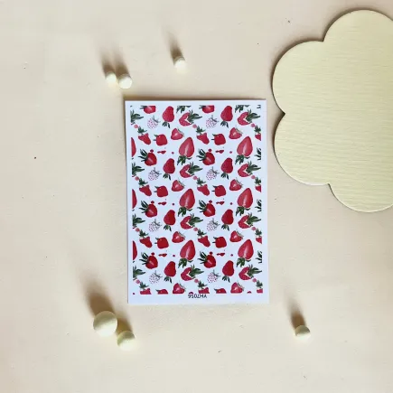 Papel transferencia arcilla polimérica: fresas - Lylo Tools