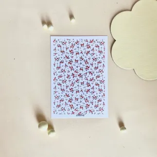 Papel transferencia arcilla polimérica: mini florecillas - Lylo Tools