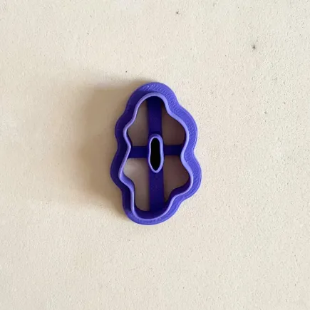 Cortador arcilla polimérica - Forma ondulada orgánica