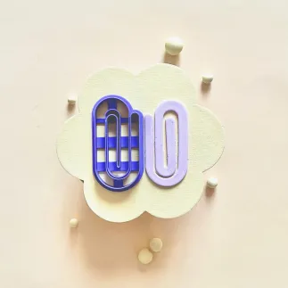 Cortador marcapáginas arcilla polimérica: forma clip - Lylo Tools