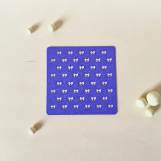 Stencil para arcilla polimérica: lazos coquette - Lylo Tools