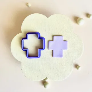 Cortador arcilla polimérica: cruz - Lylo Tools