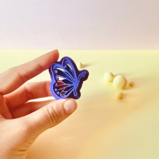 Cortador para arcilla polimérica mariposa