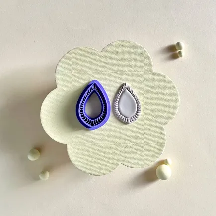 Cortador arcilla polimérica - gota con marcas