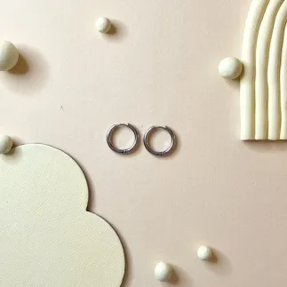 Aro 1.4cm de acero inoxidable color plateado - Lylo Tools