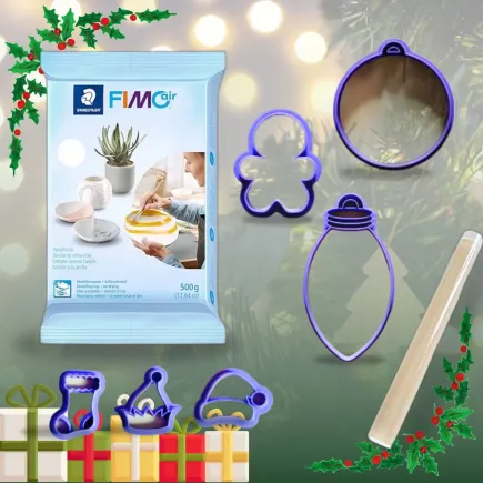 Kit para decorar el árbol de navida con arcilla - Lylo Tools