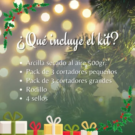 Kit para hacer decoraciones navideñas