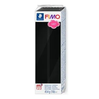 Arcilla polimérica FIMO Soft color negro 454gr - Lylo Tools