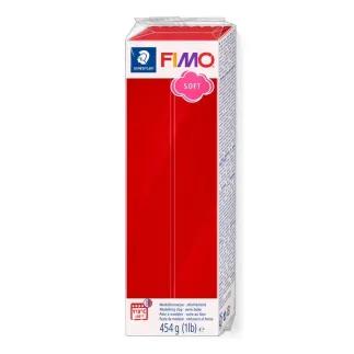 Arcilla polimérica FIMO Soft rojo indio 454gr - Lylo Tools