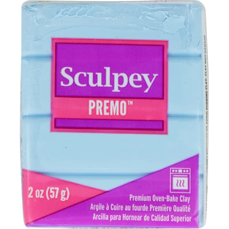 Arcilla polimérica Sculpey Premo - Pale blue - azul clarito Arcilla polimérica Sculpey Premo - Pale blue - azul clarito
